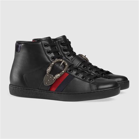 gucci ace men sneakers|Gucci ace high top sneakers.